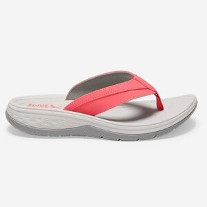 Eddie Bauer Break Point Flip Flops Coral Sandals Summer Comfy Walking Size 9 NWT